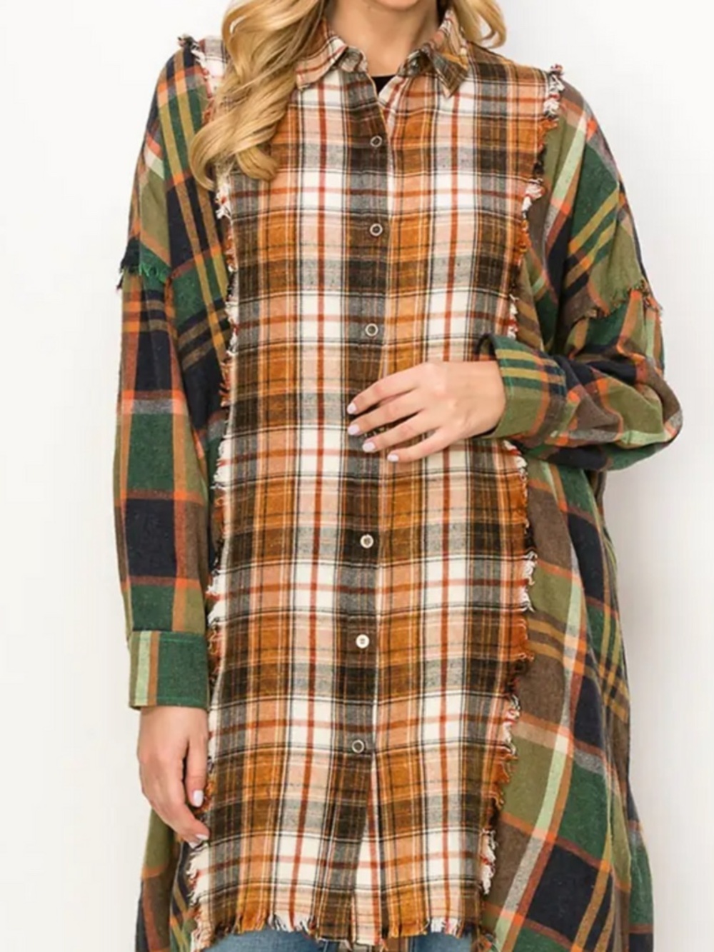 Long Flannel Shirt - Picture 8 of 9